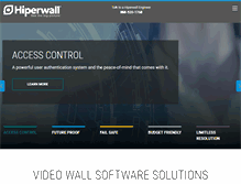 Tablet Screenshot of hiperwall.com